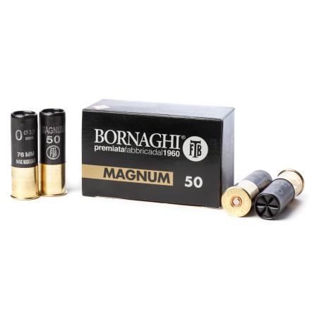 Cartouches Bornaghi Magnum 50gr CAL 12/76