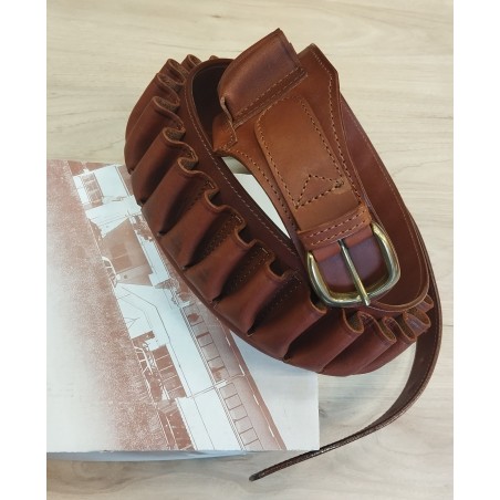 Cartouchière cal 20/30 cuir haute qualité