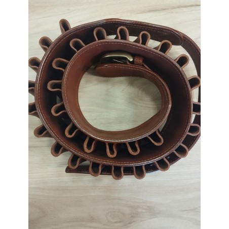 Cartouchière cal 20/30 cuir haute qualité