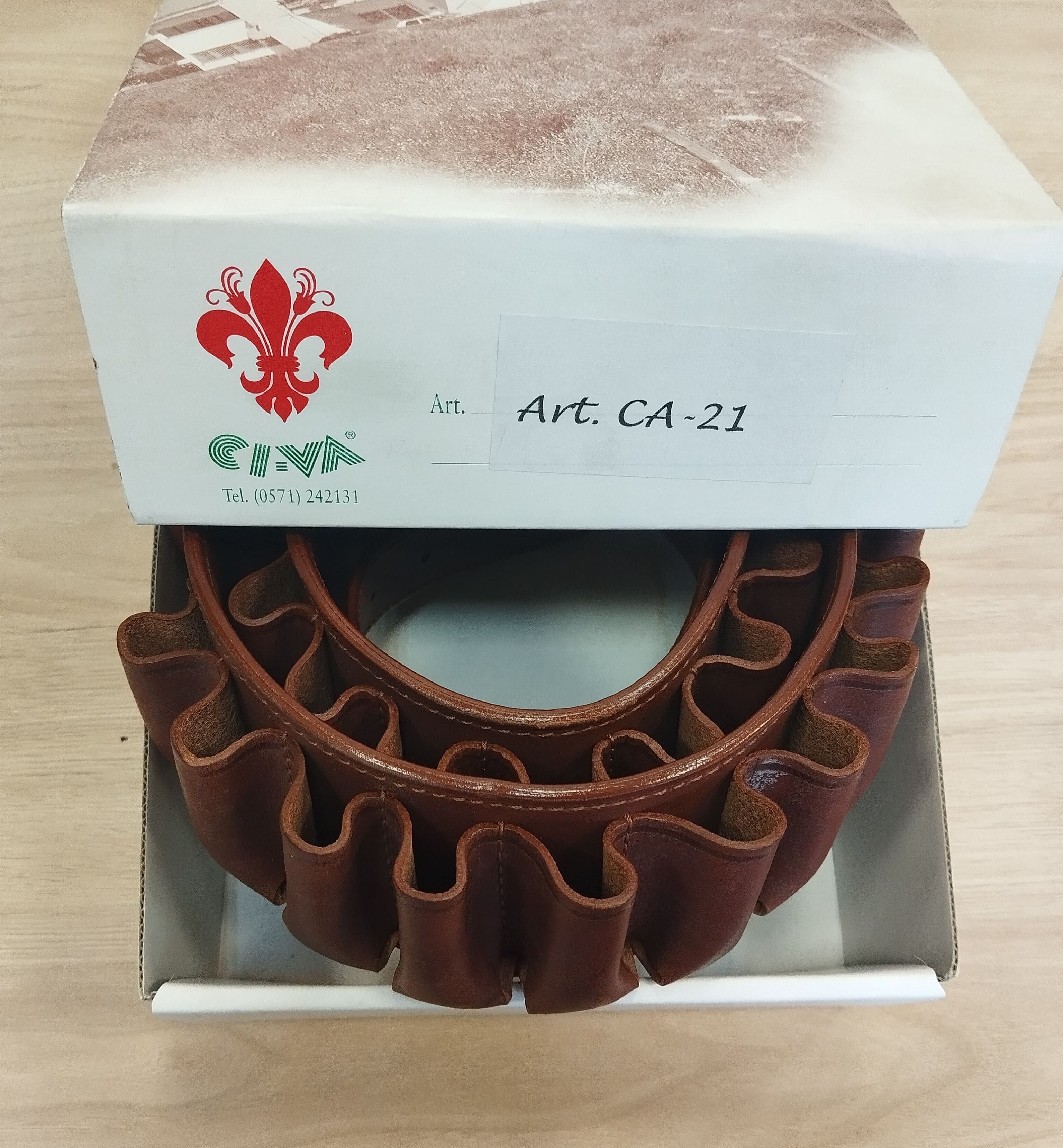 Cartouchière cal 12 +grande chasse cuire haute qualité