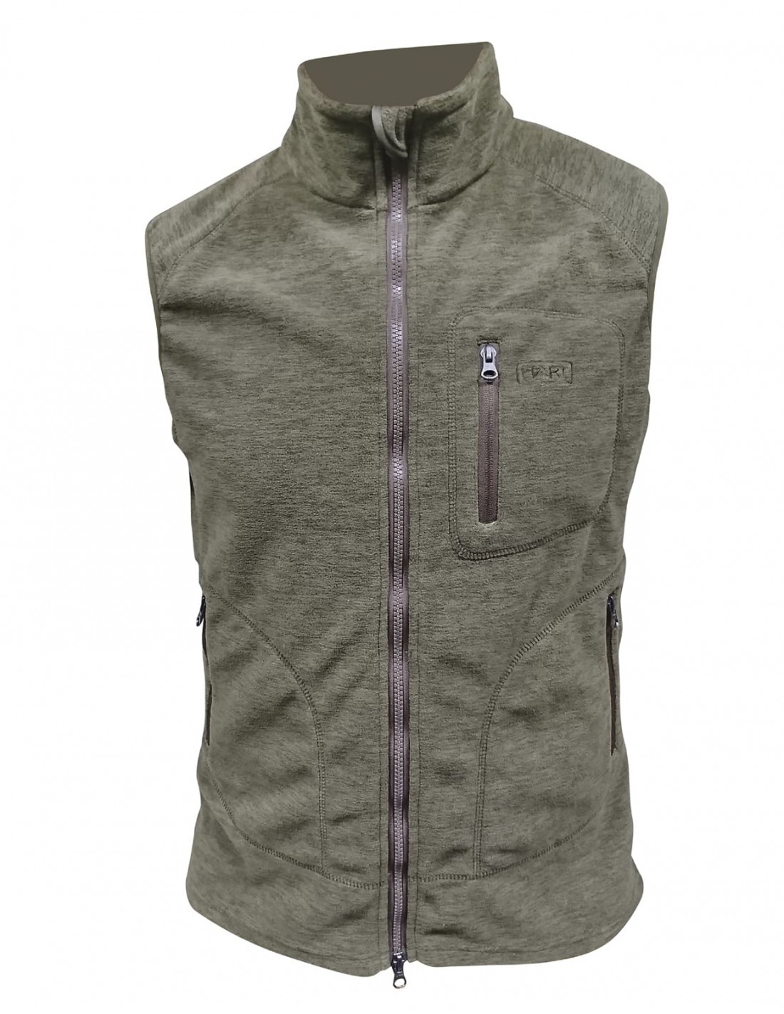 HART - Gilet Polaire WAGRAIN-V  kaki