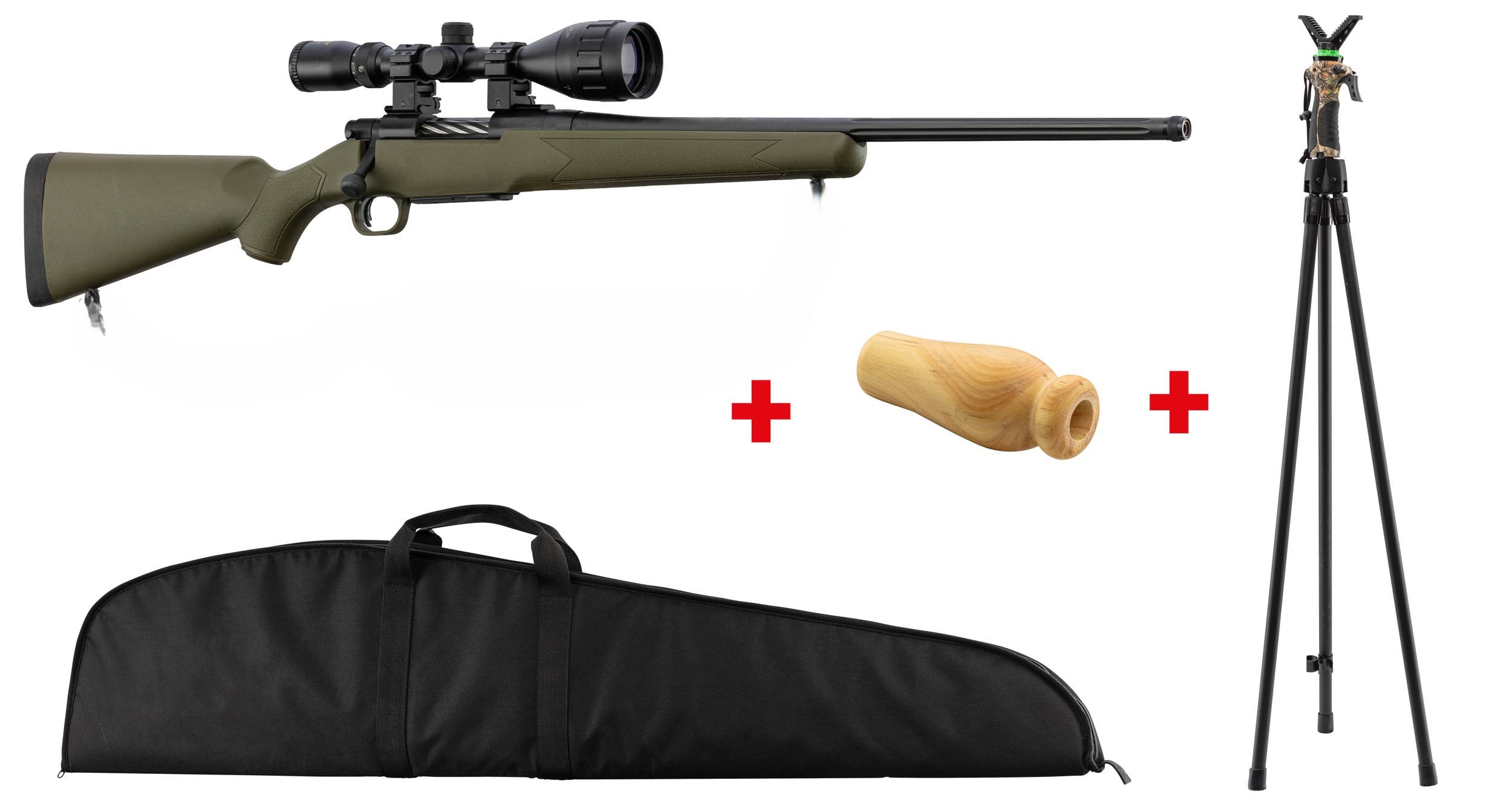 Pack Mossberg Patriot cal 243w + lunette 4-12x50