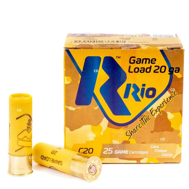 Rio Game load cal 20/70 - 28gr plomb n°6