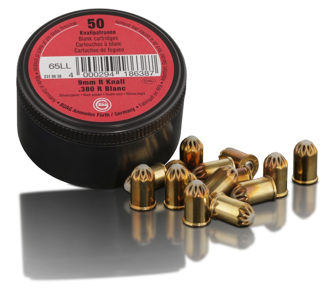 GECO 9mm REVOLVER balles à blanc par 50