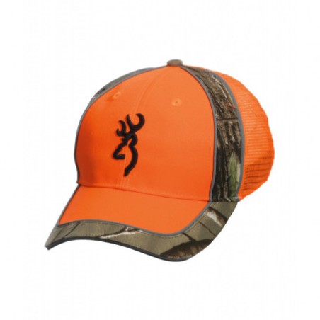 Casquette orange fluo POLSON MESHBACK -BROWNING