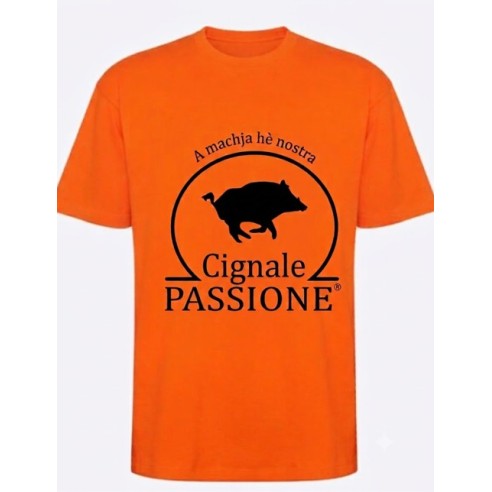 T-Shirt Cignale Passione Orange