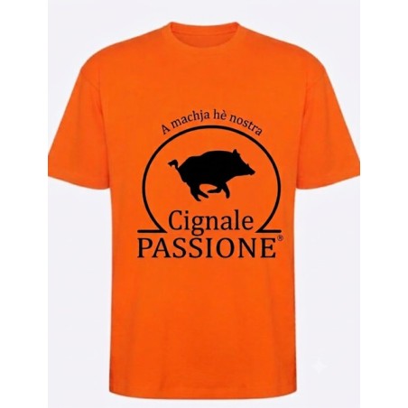T-Shirt Cignale Passione Orange