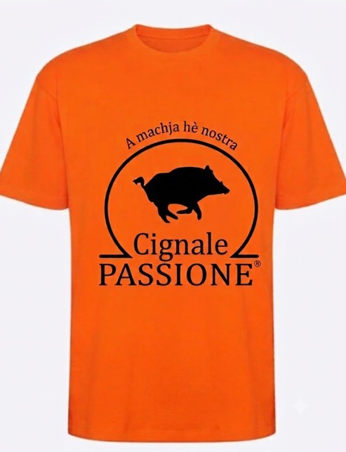 T-Shirt Cignale Passione Orange