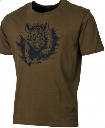 T-Shirt Treeland Sanglier Kaki