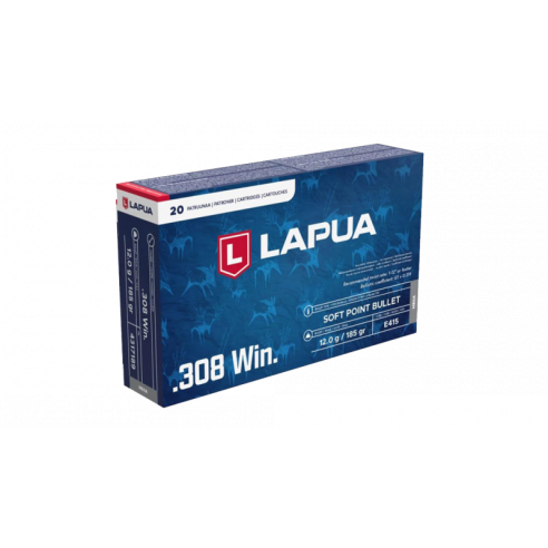 Cartouches Lapua cal 308 - 185gr soft point