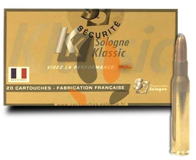Sologne Klassic - Cartouches Subsoniques Calibre 30.06 220gr